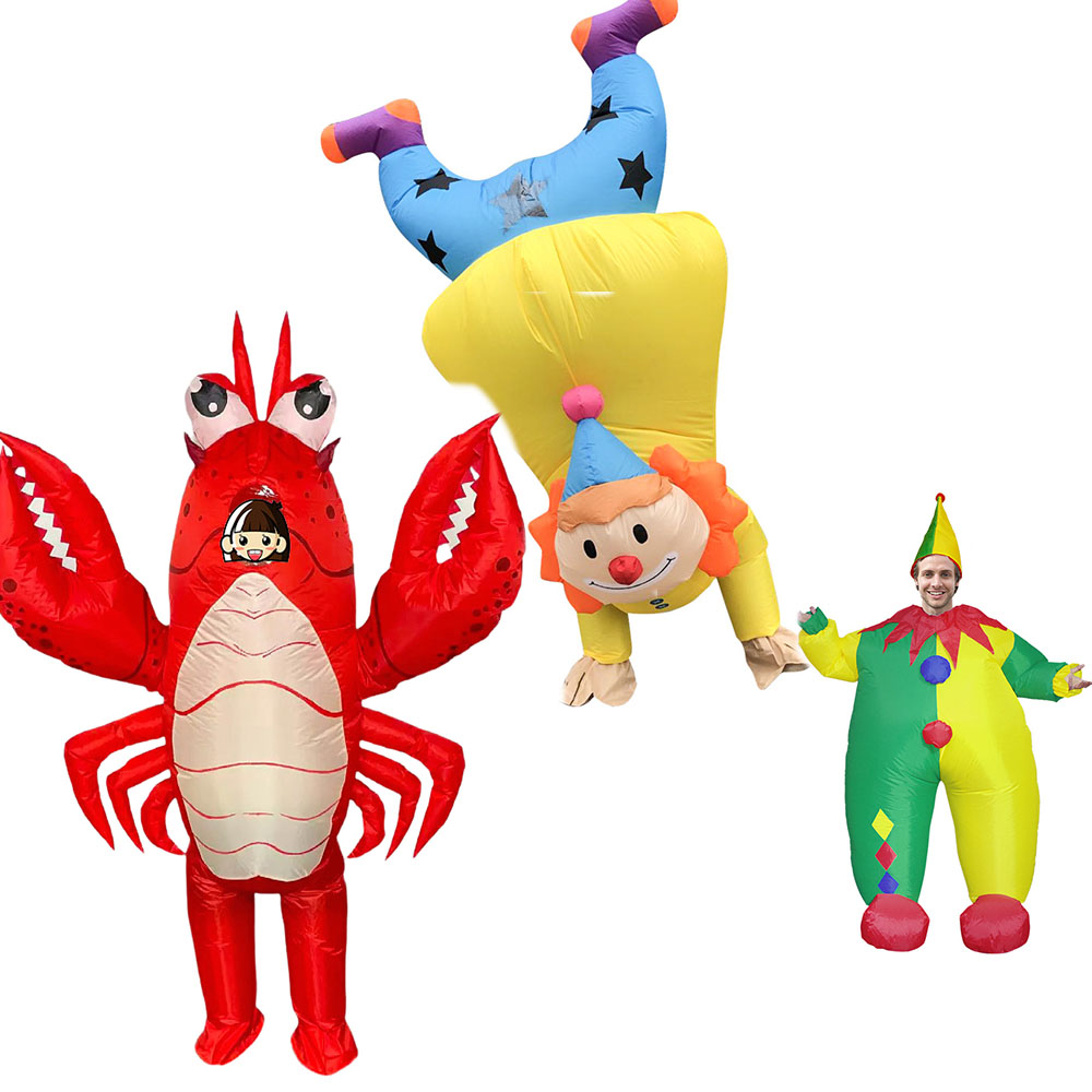 Halloween Costume Adult - Inflatable Clown Costume for Adults Funny