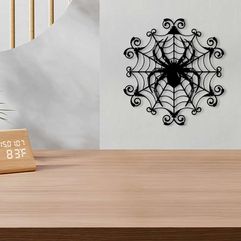 1Vintage Spider Web Metal Wall - Spider Web Halloween Decoration recension och pris