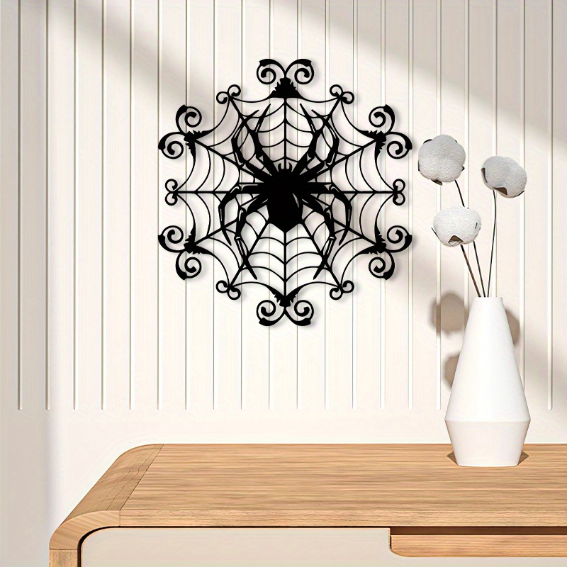1Vintage Spider Web Metal Wall - Spider Web Halloween Decoration recension och pris