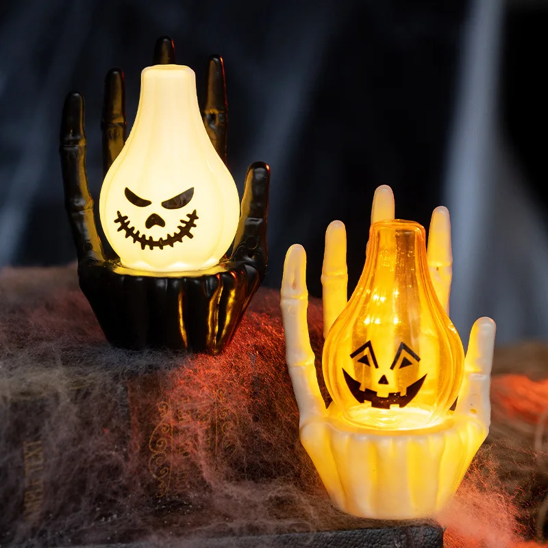 Halloween LED Ghost Hand Night - Halloween Pumpkin Decor Led recension och pris