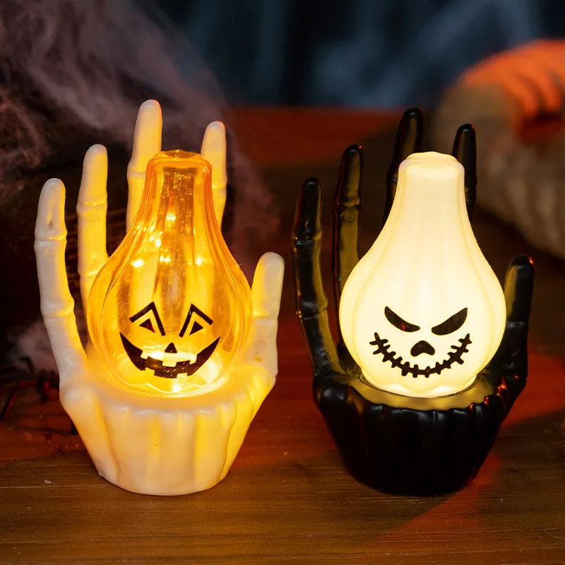Halloween LED Ghost Hand Night - Halloween Pumpkin Decor Led recension och pris