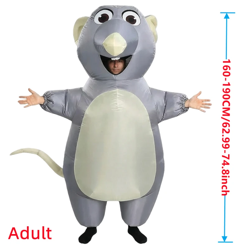Adult Kids Inflatable Gray Mou - Halloween Costume Kids recension och pris