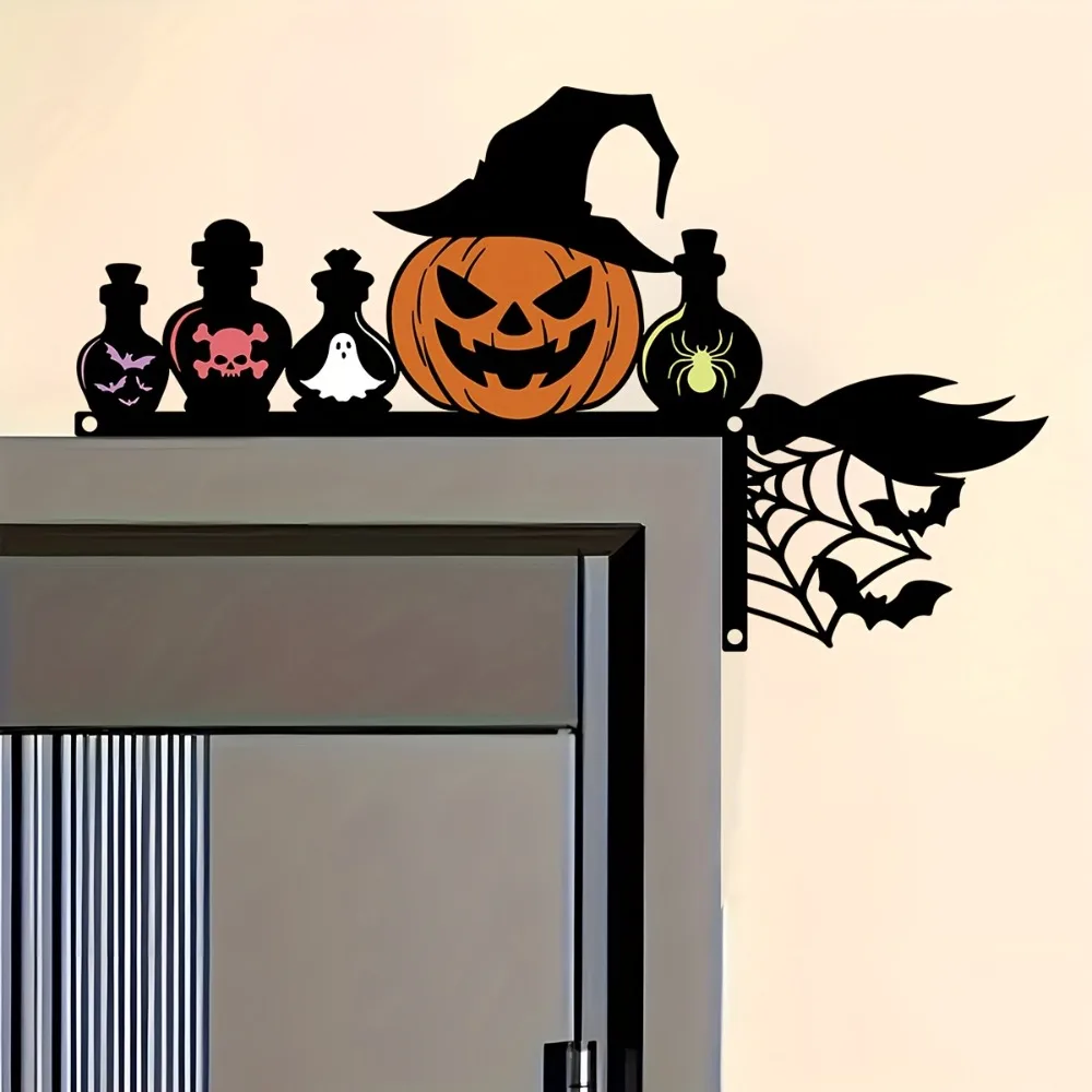 CIFBUY Halloween Door Corner M - Spider Web Halloween Decoration recension och pris