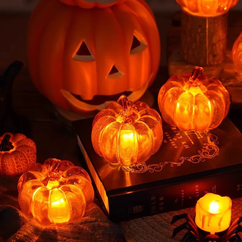 Cross-border new Halloween dec - Halloween Pumpkin Decor Led recension och pris