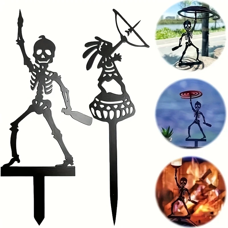 [Metal Archery Stand] Portable - Halloween Skeleton Decoration recension och pris