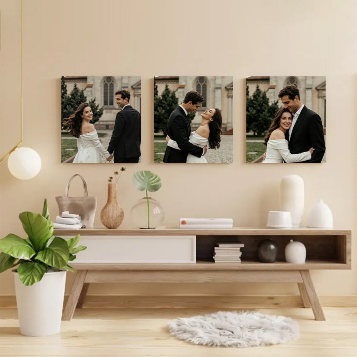 Set of 3 Custom Photo Canvas P - Halloween Party Supplies recension och pris