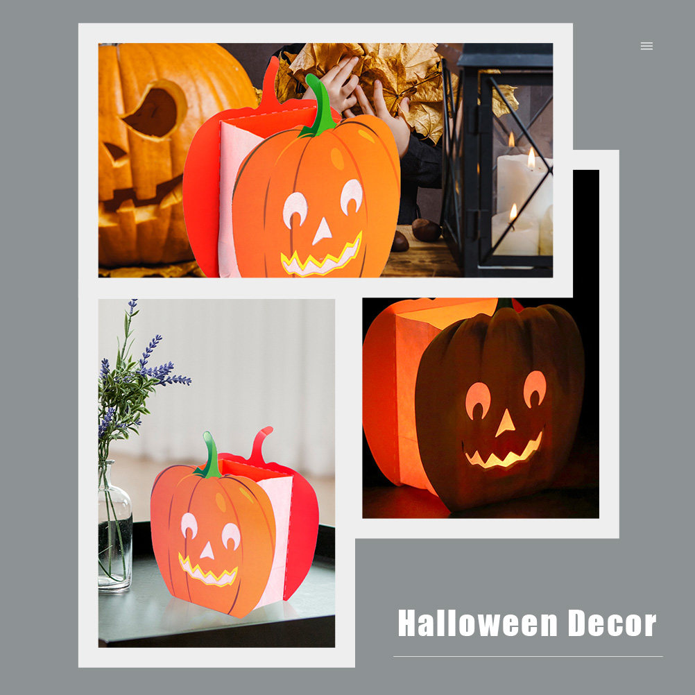 12Pcs Decorative Bags Pumpkin  - Pumpkin Lantern Halloween recension och pris