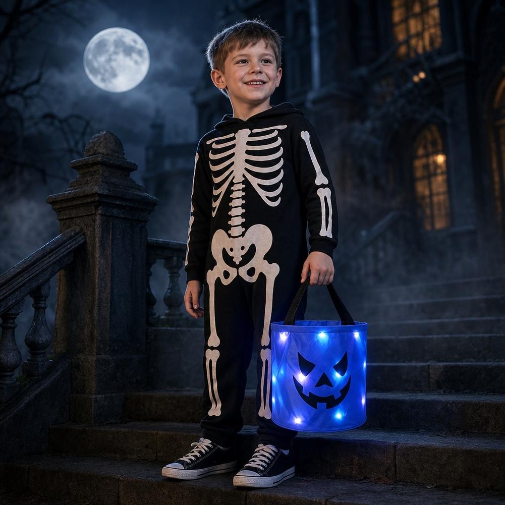 Halloween Trick Or Treating Pa - Halloween Pumpkin Decor Led recension och pris