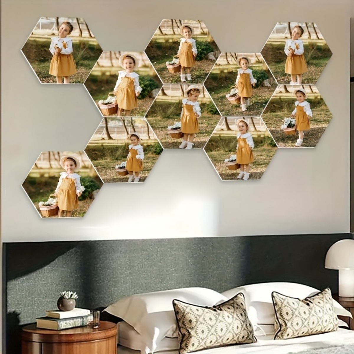 Custom Wall Decor — Modern Hex - Halloween Party Supplies recension och pris