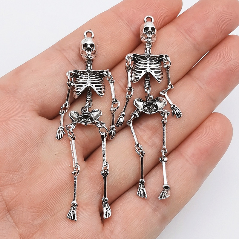 2/5/10PCS Retro Skull Skeleton - Halloween Skeleton Decoration recension och pris