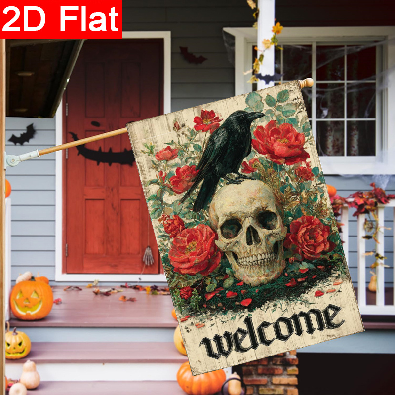 2D Flat - 2D Flat Halloween We - Halloween Skeleton Decoration recension och pris