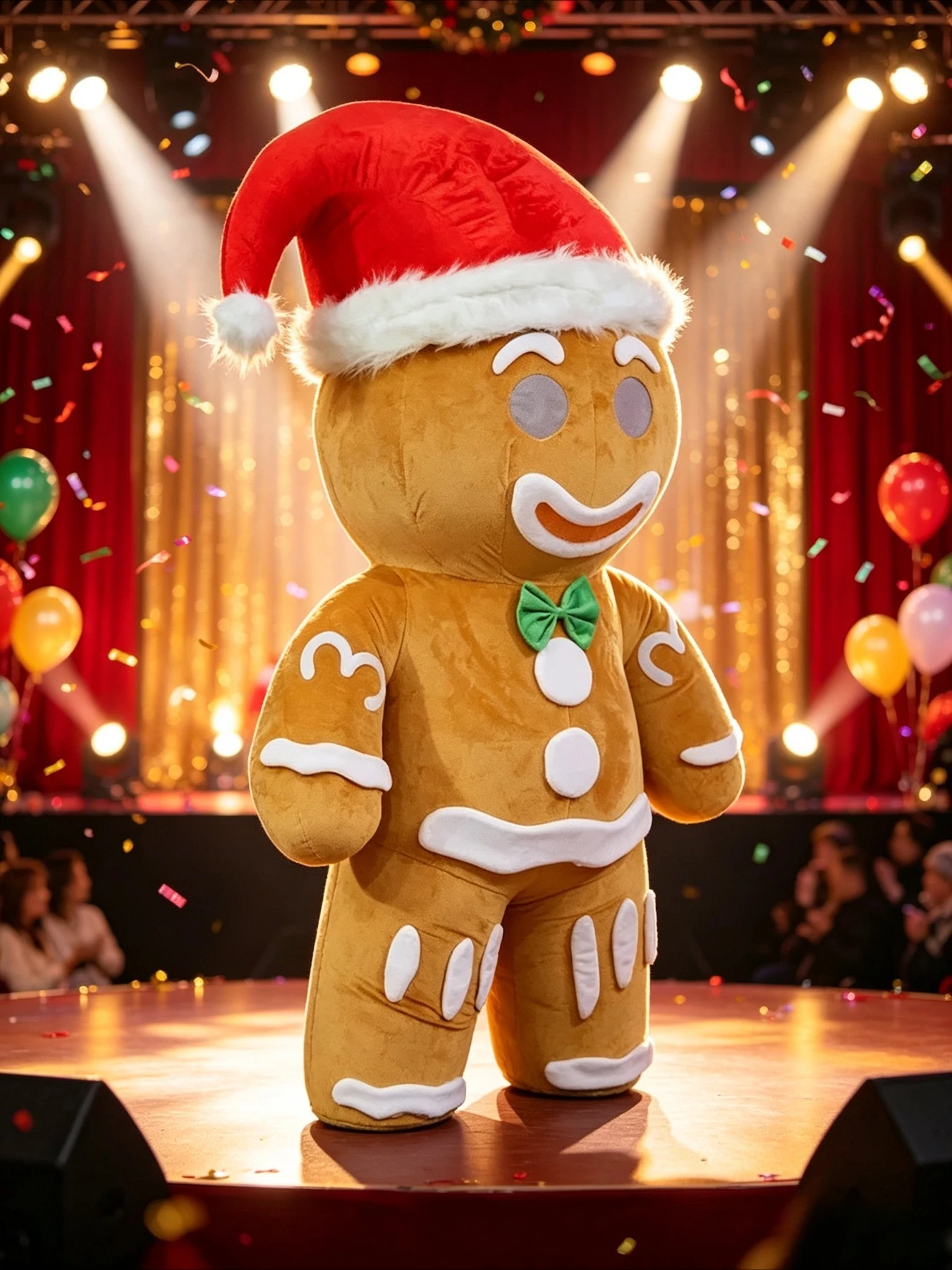 Inflatable Gingerbread Man Cos - Halloween Costume Adult recension och pris
