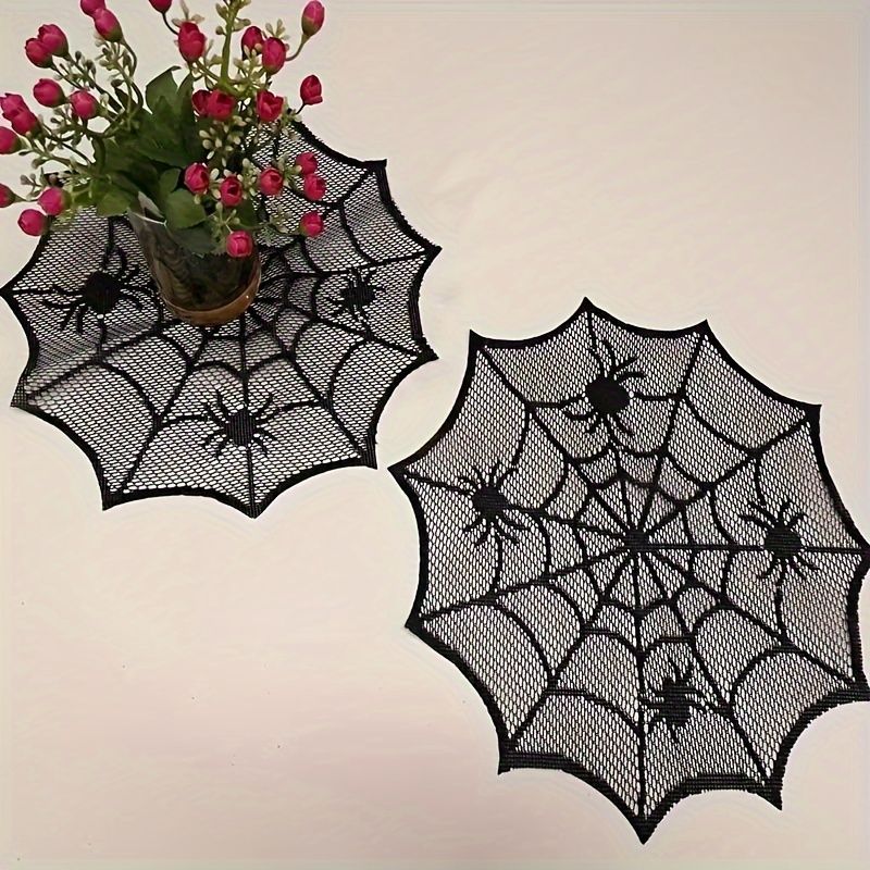VIKAMA Halloween Black Lace Sp - Spider Web Halloween Decoration recension och pris