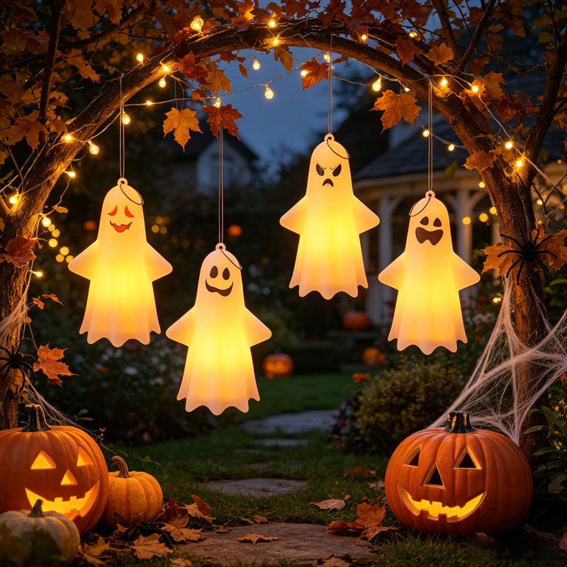 Halloween Ghost Lantern Mini H - Pumpkin Lantern Halloween recension och pris